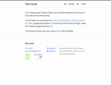 Tablet Screenshot of peterashwell.com